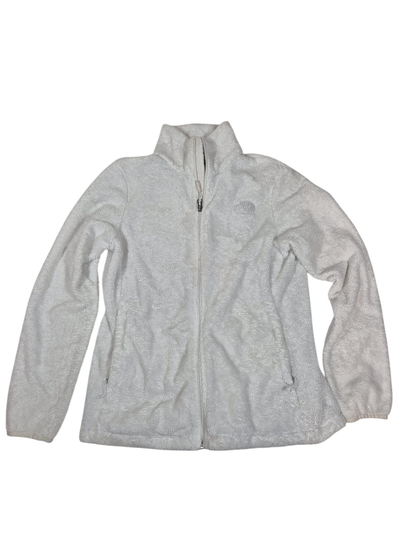 The North Face Osito Fleece Jacket White Full Zip Plush Womens Size M
