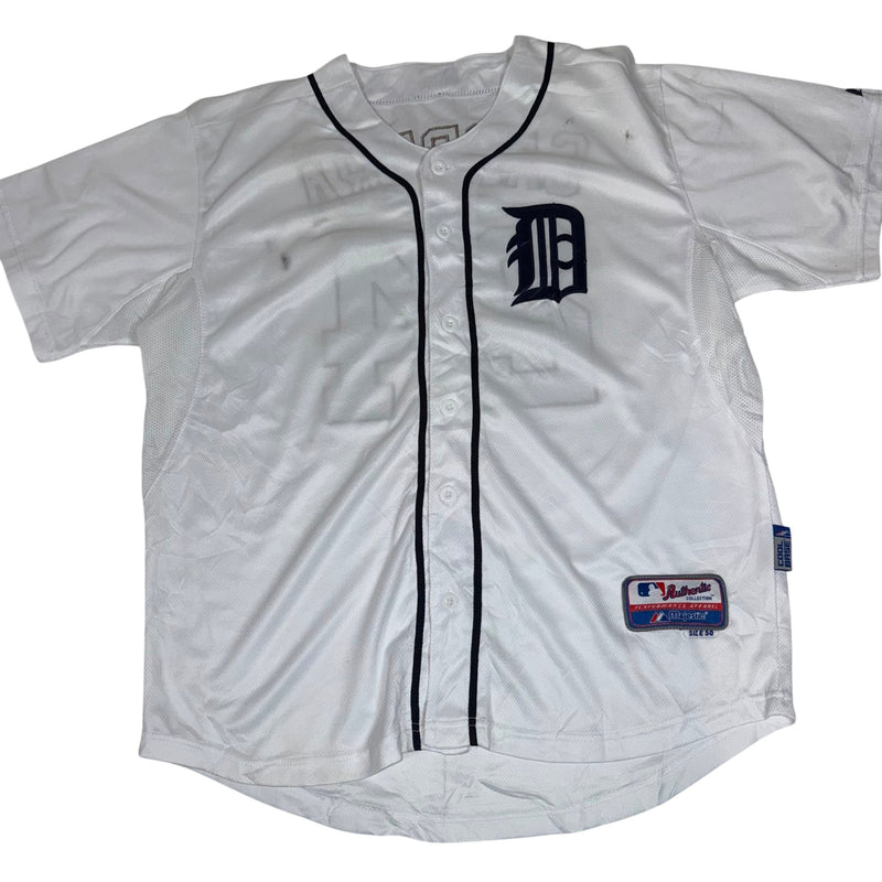 Detroit Tigers Cabrera 24 Majestic Authentic Baseball Jersey Size 50 (XXL)