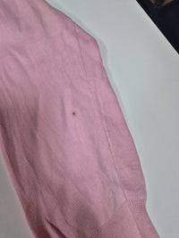 Polo Ralph Lauren V-Neck Jumper Pima Cotton Pink Size L