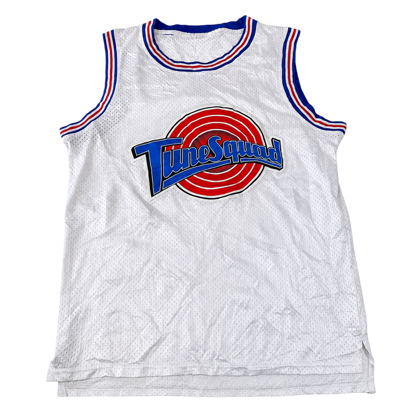 Tune Squad Lola Bunny #10 Basketball Jersey Vest Size M Space Jam White Mesh Top