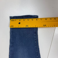 Lee Riders Jeans Womens W28 Blue Wash Cropped Straight Leg Stretch Denim