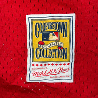 Mitchell & Ness Cincinnati Reds Cooperstown Collection Baseball Jersey Red Size M 40 MLB