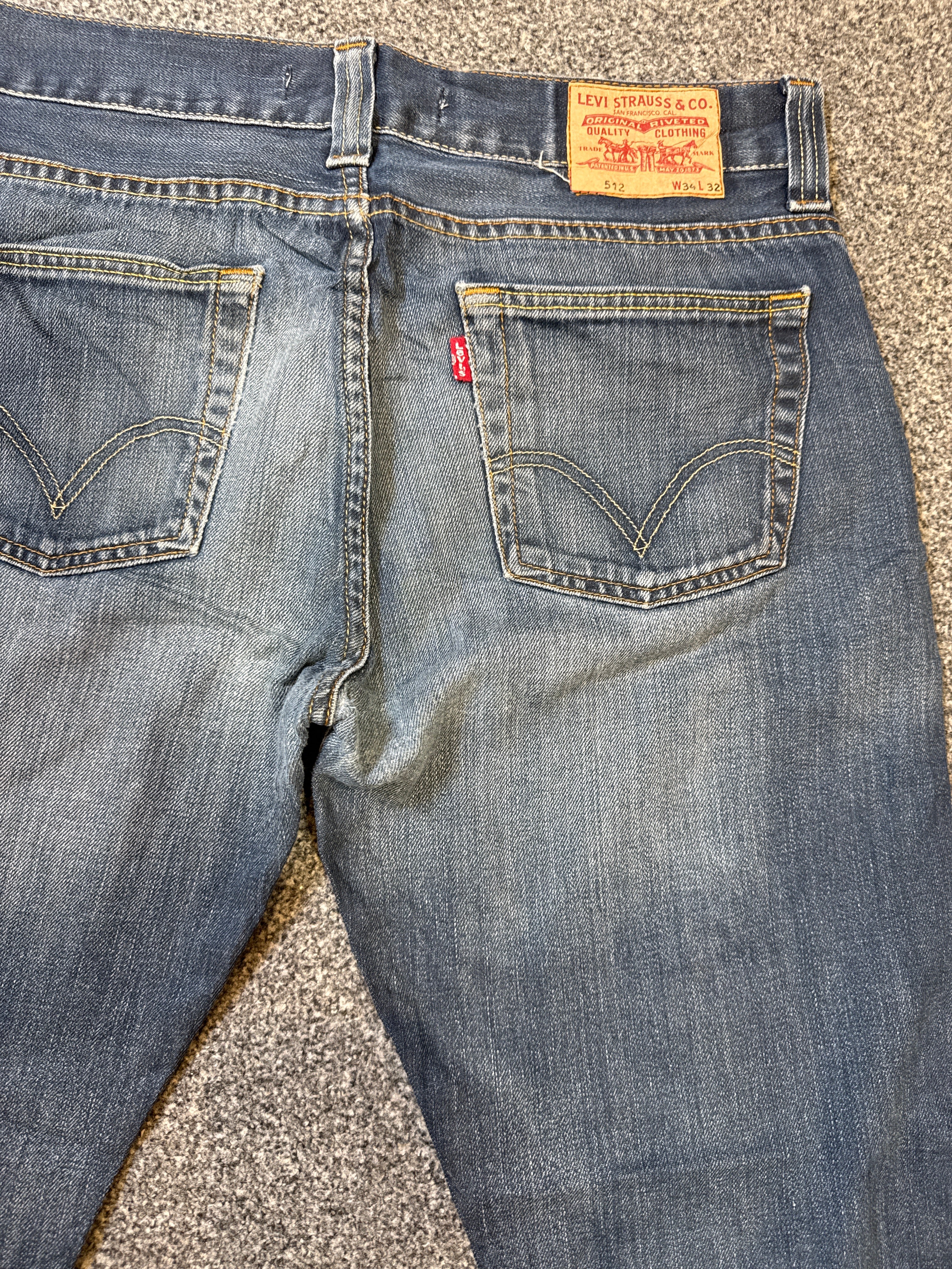 Levi’s Women’s Vintage 512 Bootcut Blue Jeans – P427