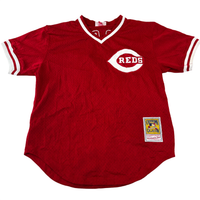 Mitchell & Ness Cincinnati Reds Cooperstown Collection Baseball Jersey Red Size M 40 MLB