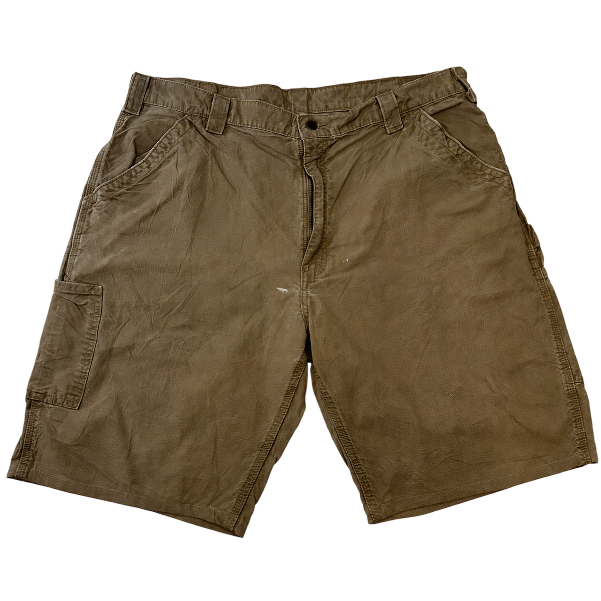 Vintage Carhartt Cargo Shorts Beige Relaxed Fit Utility Workwear Men’s W40