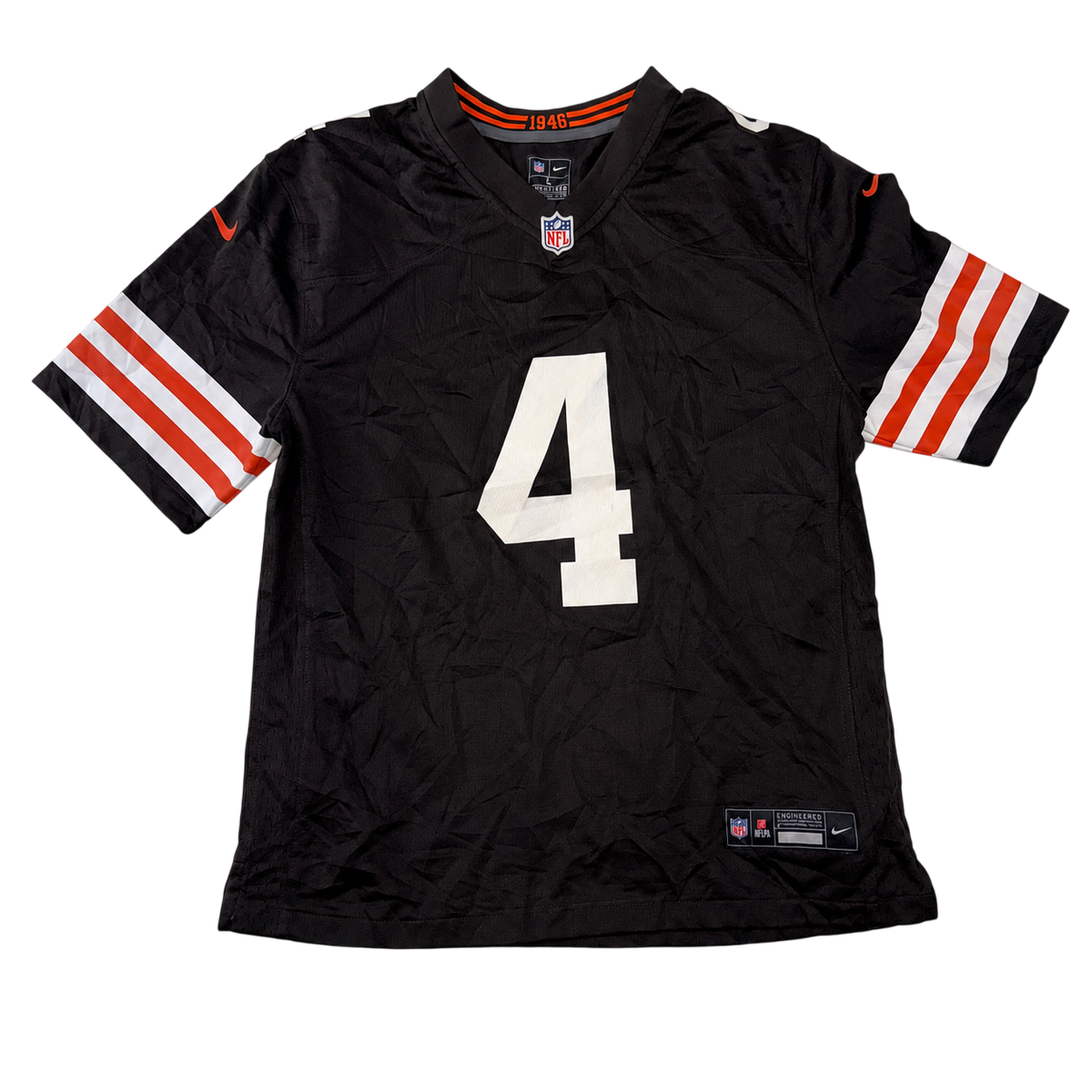 Nike NFL Cleveland Browns #4 Jersey – Autographed – Size Large