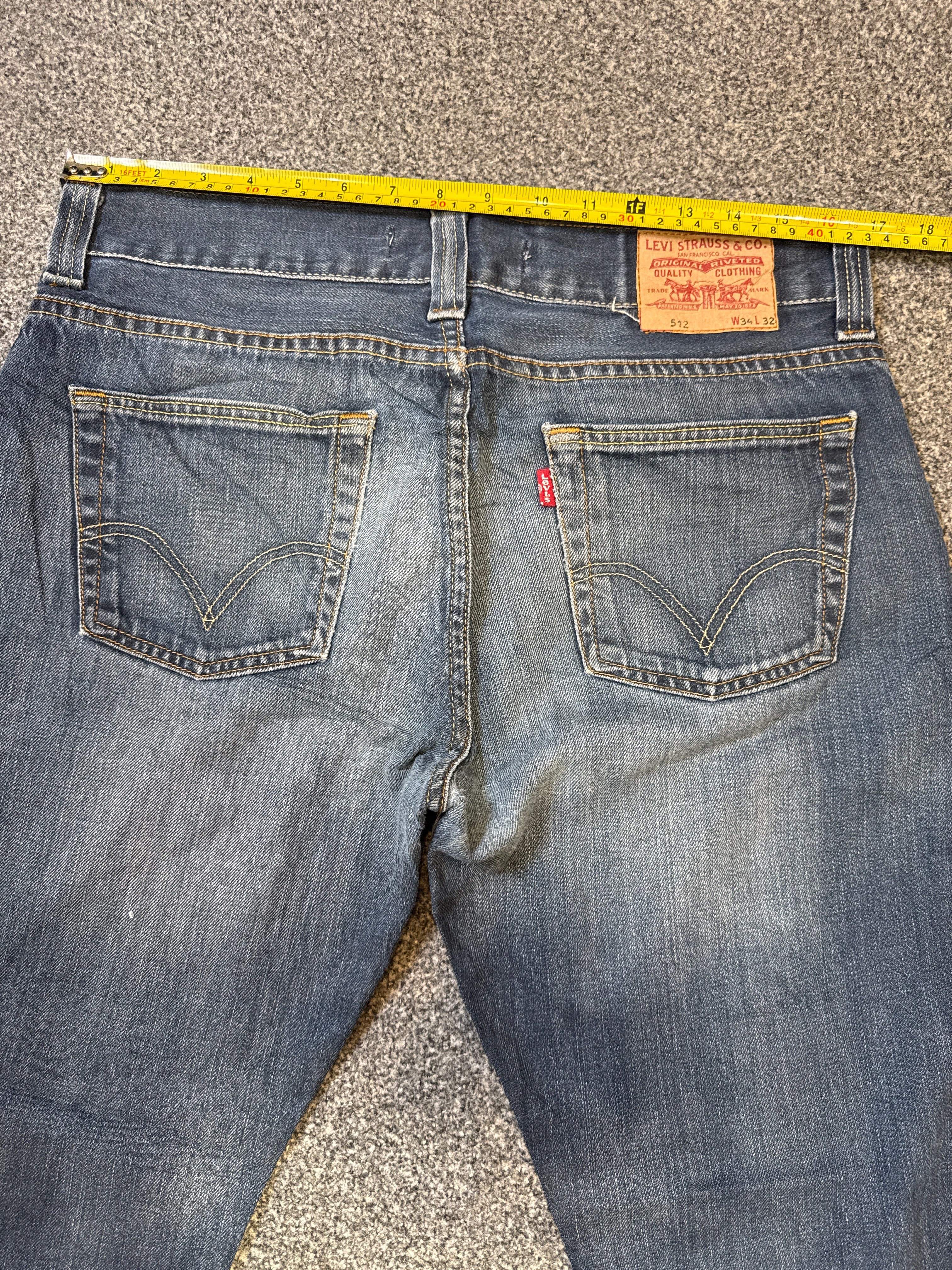 Levi’s Women’s Vintage 512 Bootcut Blue Jeans – P427