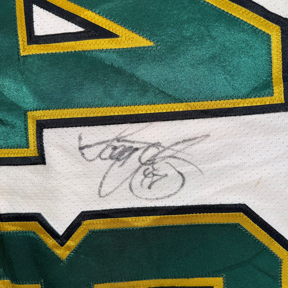 Vintage CCM Dallas Stars Steve Young #48 Autographed Jersey (Adult Large, Made in Canada)