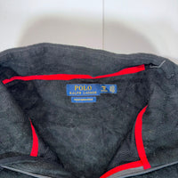 Polo Ralph Lauren Performance Fleece Jacket Black Full Zip Mens Size 4XB