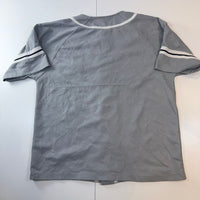 PJ Mark New York Baseball Jersey Grey Mesh XL Y2K Streetwear