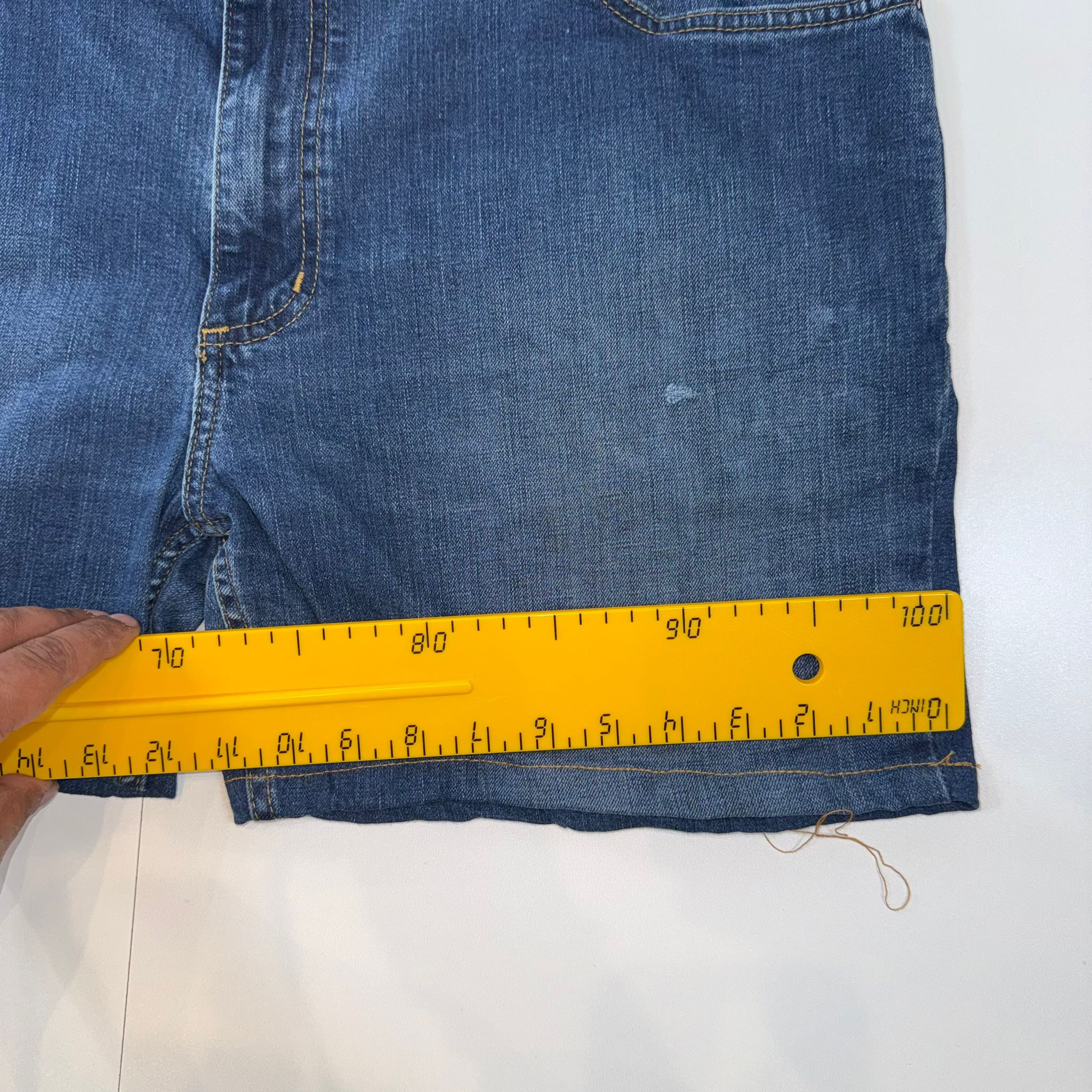 Carhartt Rugged Flex Denim Shorts Relaxed Fit Blue Workwear Carpenter Shorts W40