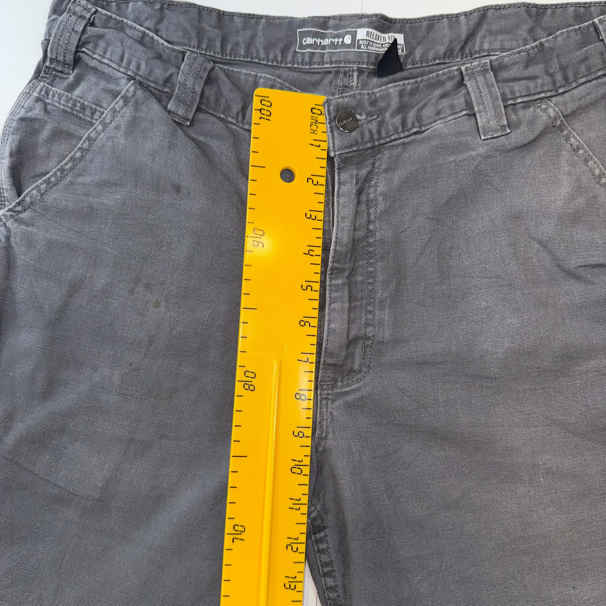 Carhartt Relaxed Fit Work Shorts – Grey – W36