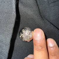 Lauren Ralph Lauren Double-Breasted Wool Blazer with Bullion Crest Buttons (Size 10)