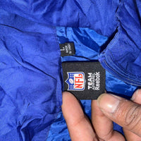 Reebok NFL Indianapolis Colts Windbreaker Jacket Blue Full Zip Lightweight Size L