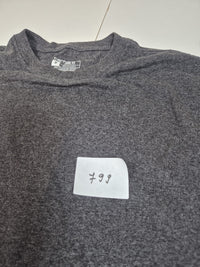 Carhartt Loose Fit Long Sleeve T-Shirt Sleeve Logo Charcoal Heather Grey Size M