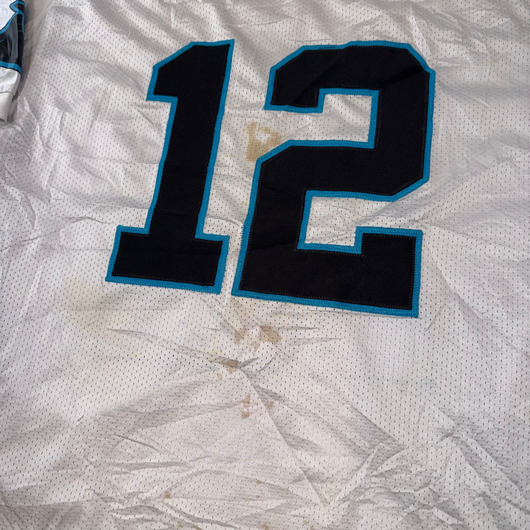 Carolina Panthers #12 “HALFORD” Reebok NFL Equipment On-Field Jersey – Size 50 – Possible Autograph