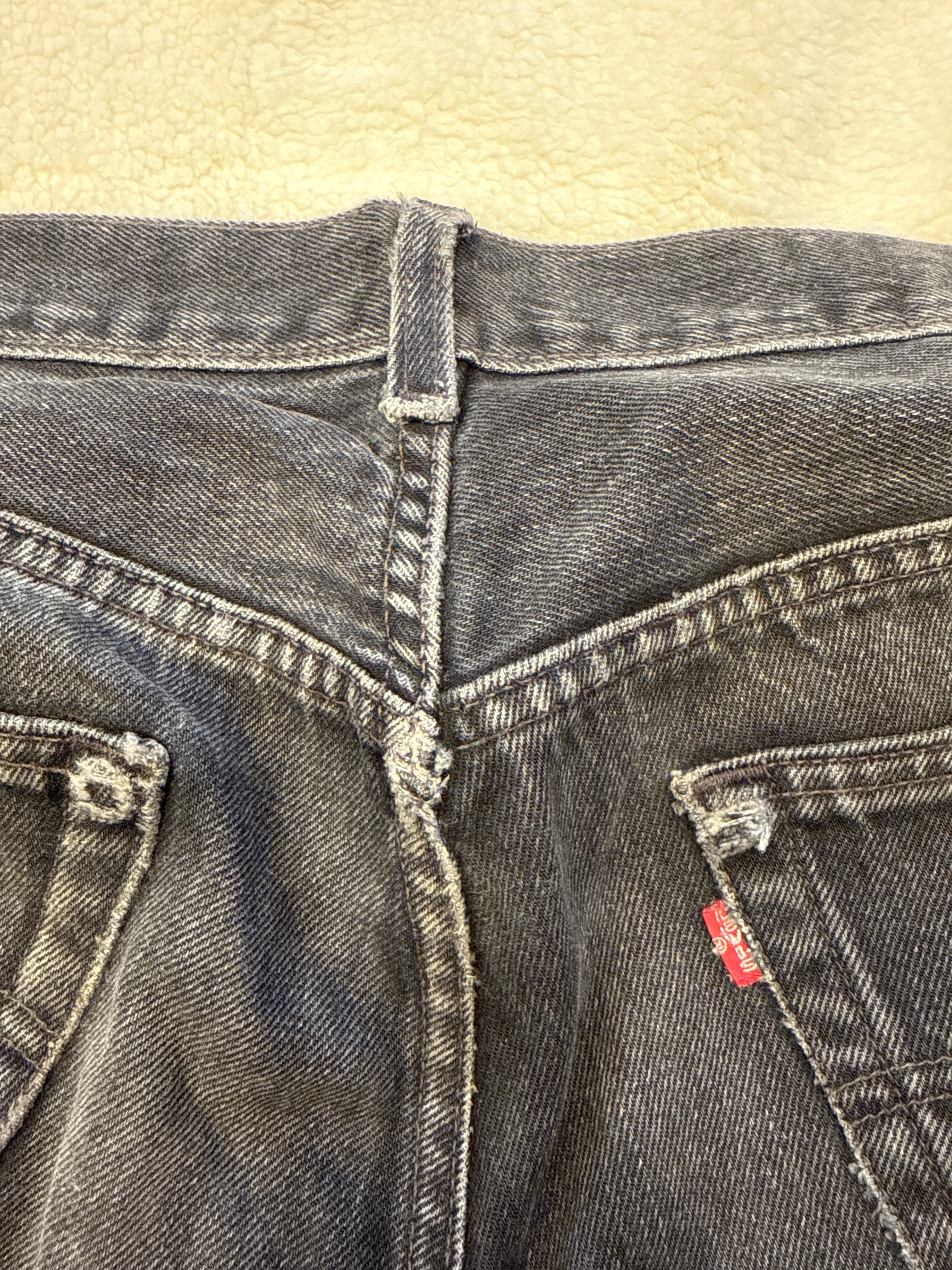 Vintage Levi's 501 XX, USA Made Denim Jeans - Black - W38 L34