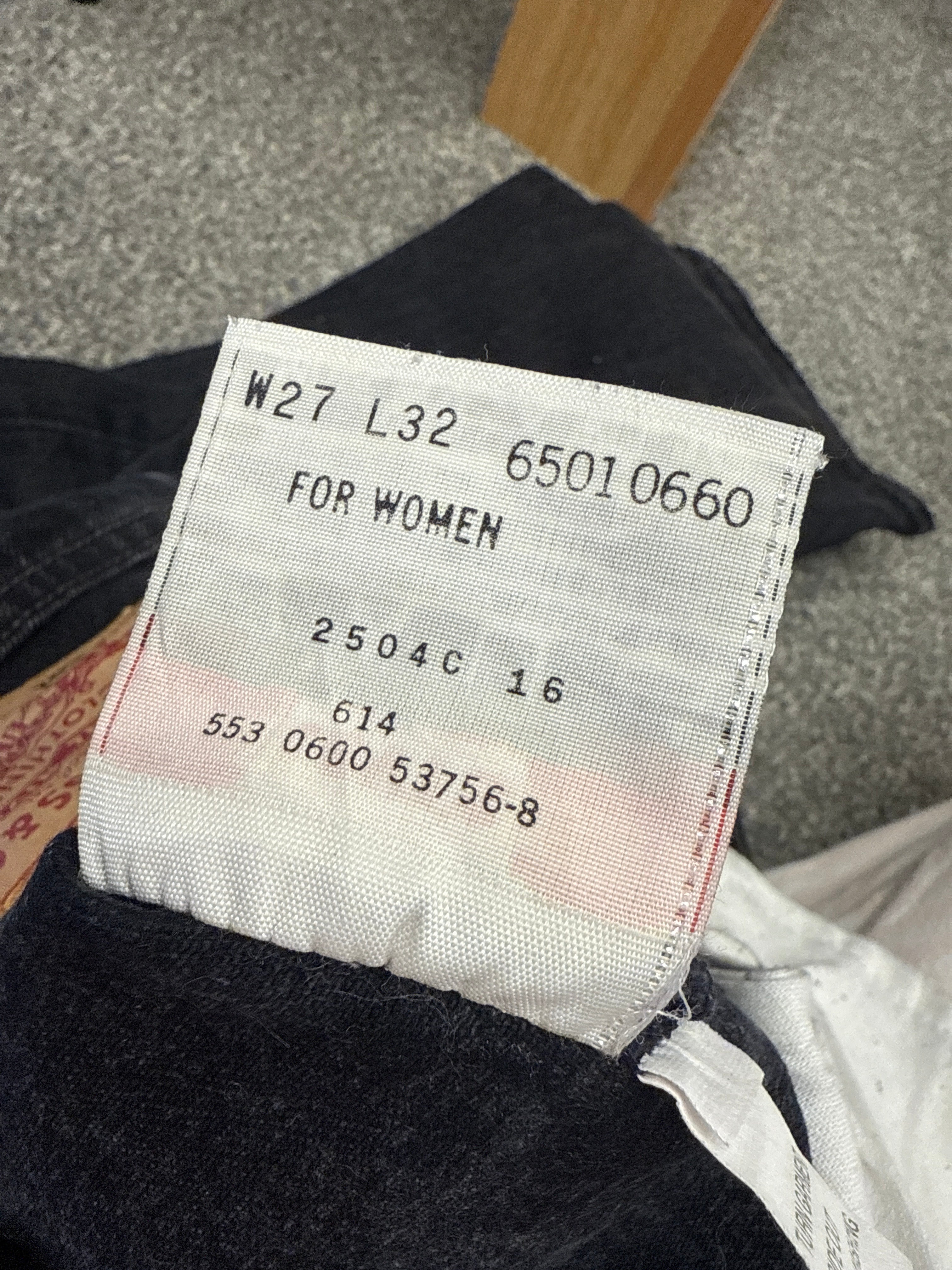 Vintage Levi's 501 XX, USA Made Denim Jeans -  W27 L30