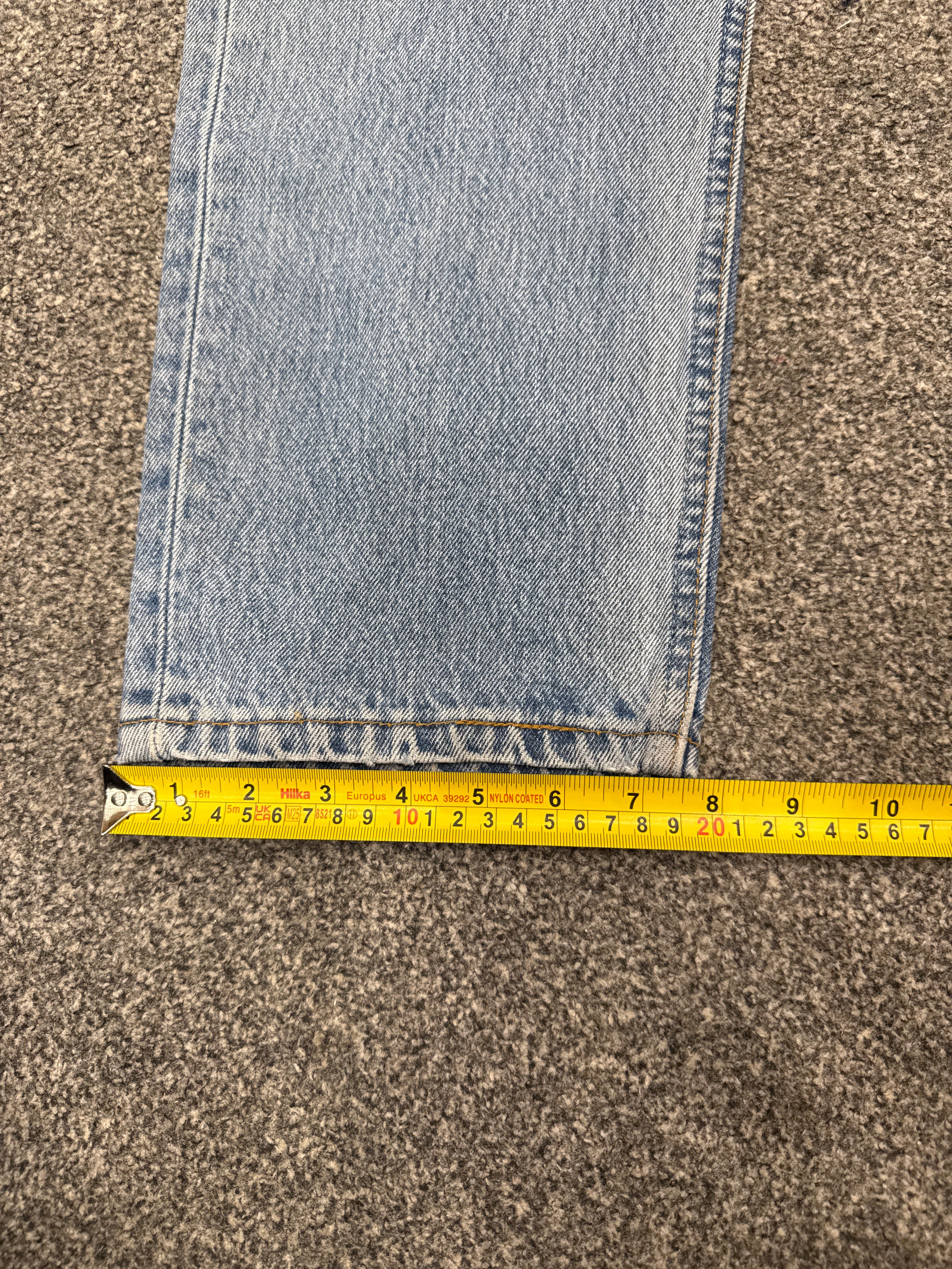 Rare Vintage Levi's 501 XX, USA Made Denim Jeans - Faded Light Blue - W33 L34