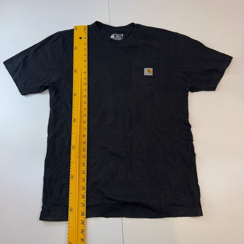 Carhartt Black Pocket T-Shirt Loose Fit Men’s Size Small S Workwear Tee