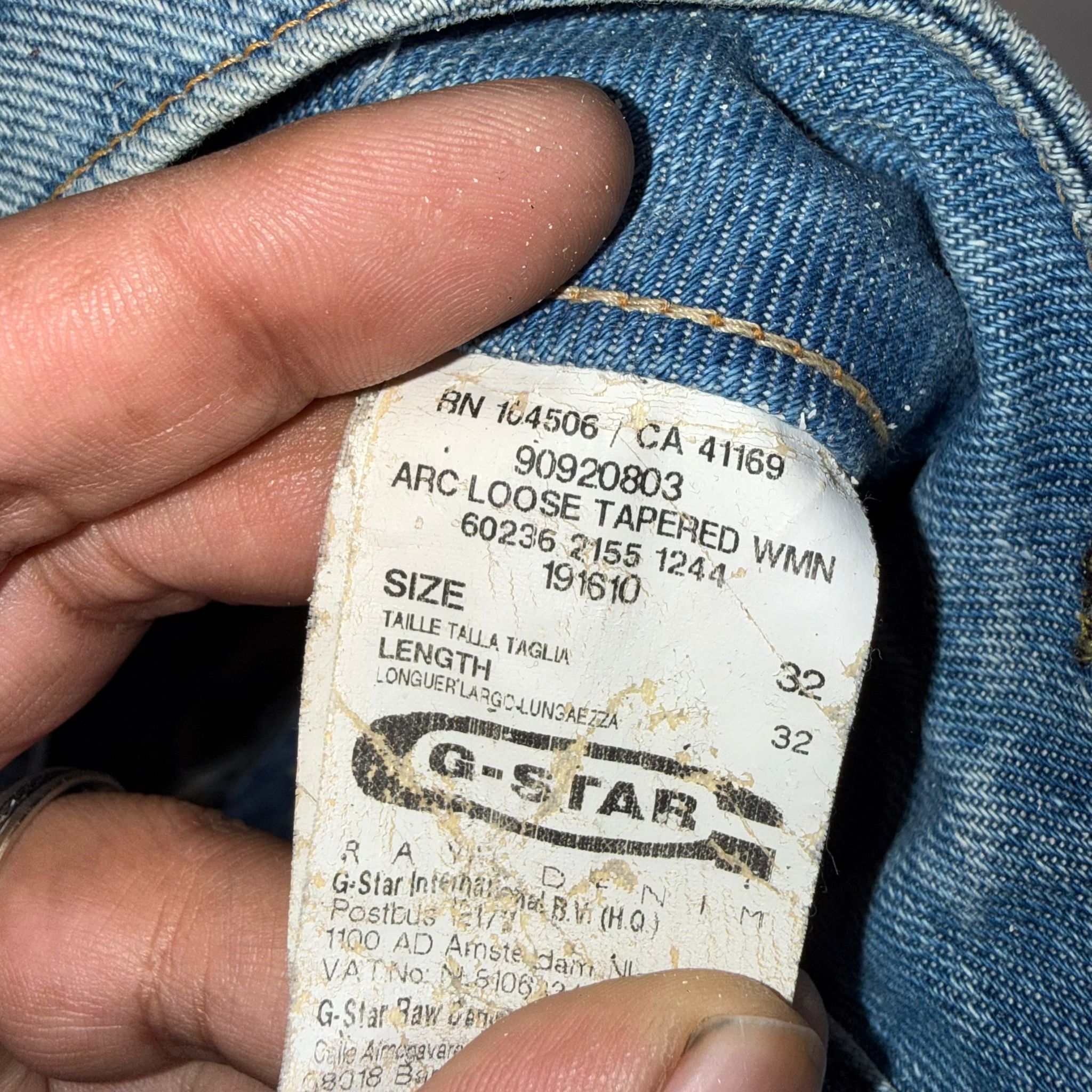 G-Star RAW 3301 ARC Loose Tapered Women’s Jeans W32 L32