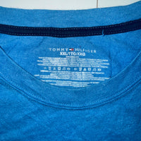 Tommy Hilfiger Crew Neck T-Shirt Blue Cotton Blend Mens Size XXL