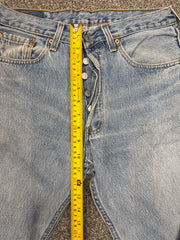 Rare Vintage Levi's 501 XX, USA Made Denim Jeans - Faded Light Blue - W33 L34