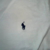 Vintage Polo Ralph Lauren Long Sleeve Polo Shirt – White – Size 3XLT (3XL Tall)