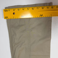 Natural Reflections Cargo Trousers Womens Size 10(W34) Khaki Cotton Zip Pocket