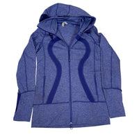 Lululemon Scuba Hoodie Full Zip Purple Fleece Lined Size 6