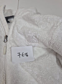 The North Face Osito Fleece Jacket White Full Zip Plush Womens Size M
