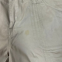 Natural Reflections Cargo Trousers Womens Size 10(W34) Khaki Cotton Zip Pocket