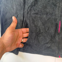 The North Face Girls Black Fleece Hoodie Jacket Pink Logo XL/TG (18)