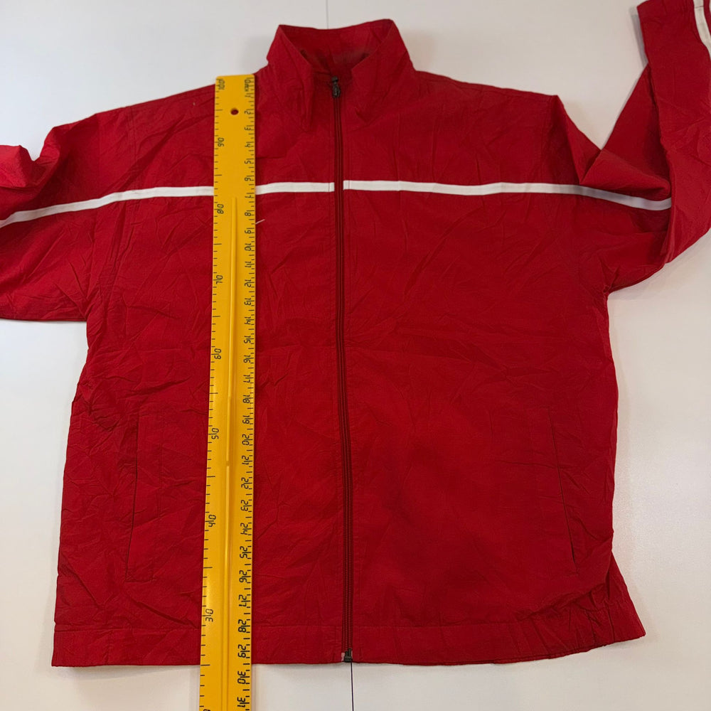 Vintage Nike Team Red Full Zip Windbreaker Jacket
