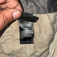 The North Face Women's Nylon Hiking Shorts Khaki Beige Size M Lightweight Outdoor