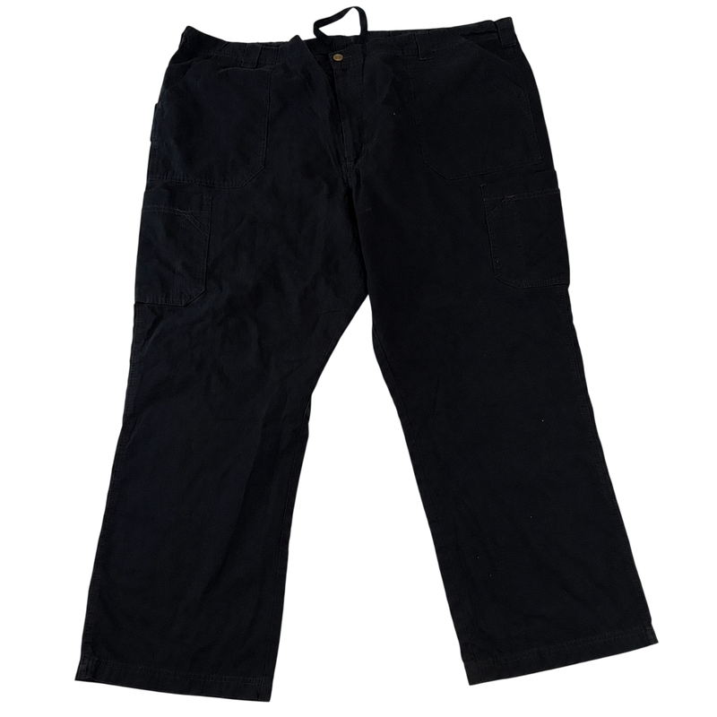 Carhartt Ripstop Utility Cargo Work Trousers Black Regular 3XL Elastic Waist