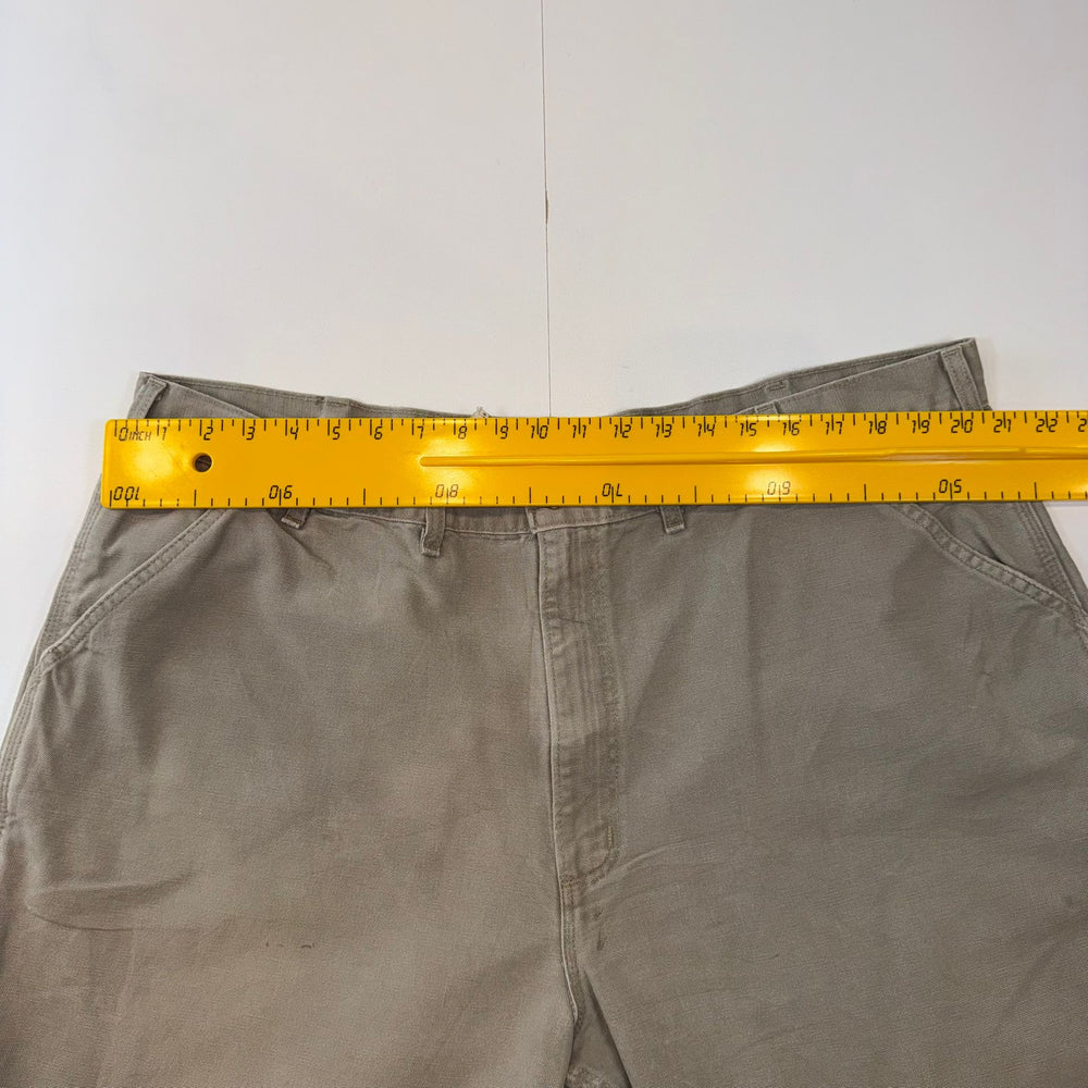 Carhartt Dungaree Work Shorts – Beige/Grey – W44 – Made in USA
