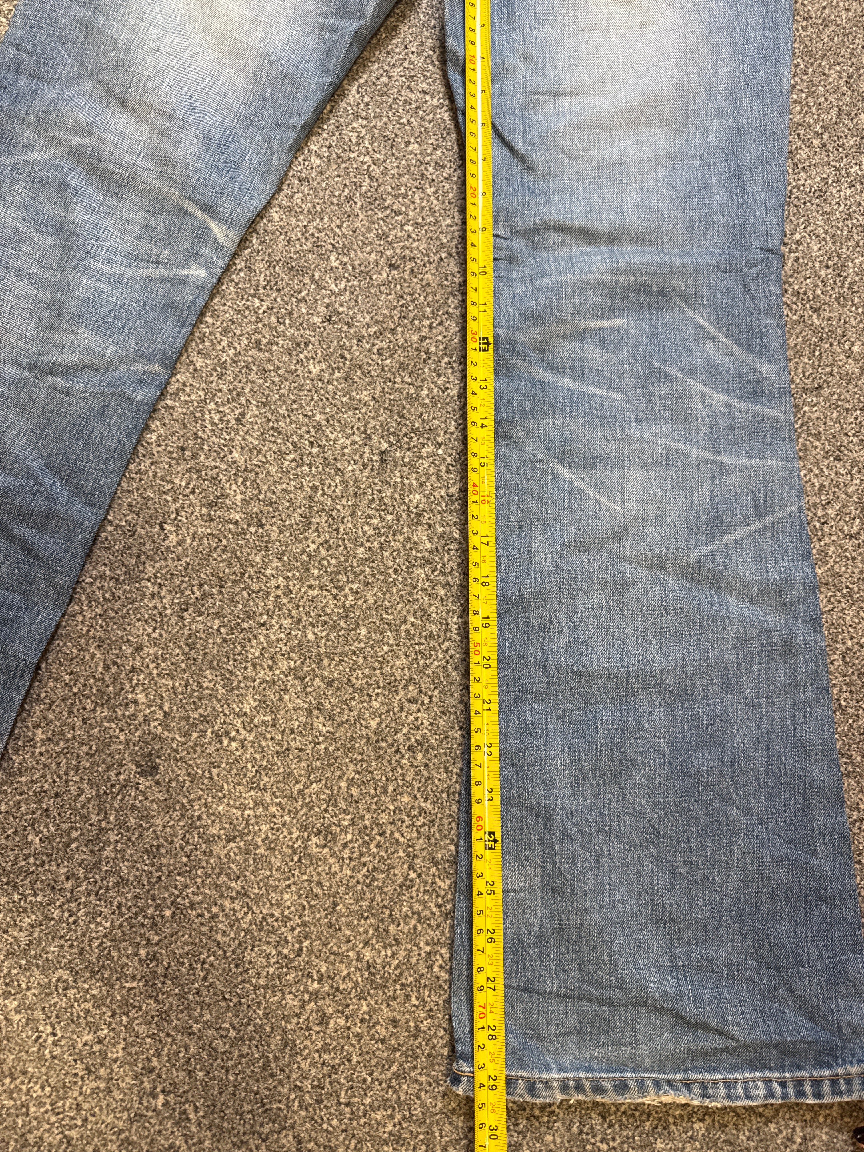 Levi’s Women’s Vintage 525 Blue Faded Bell Bottom Jeans – P398