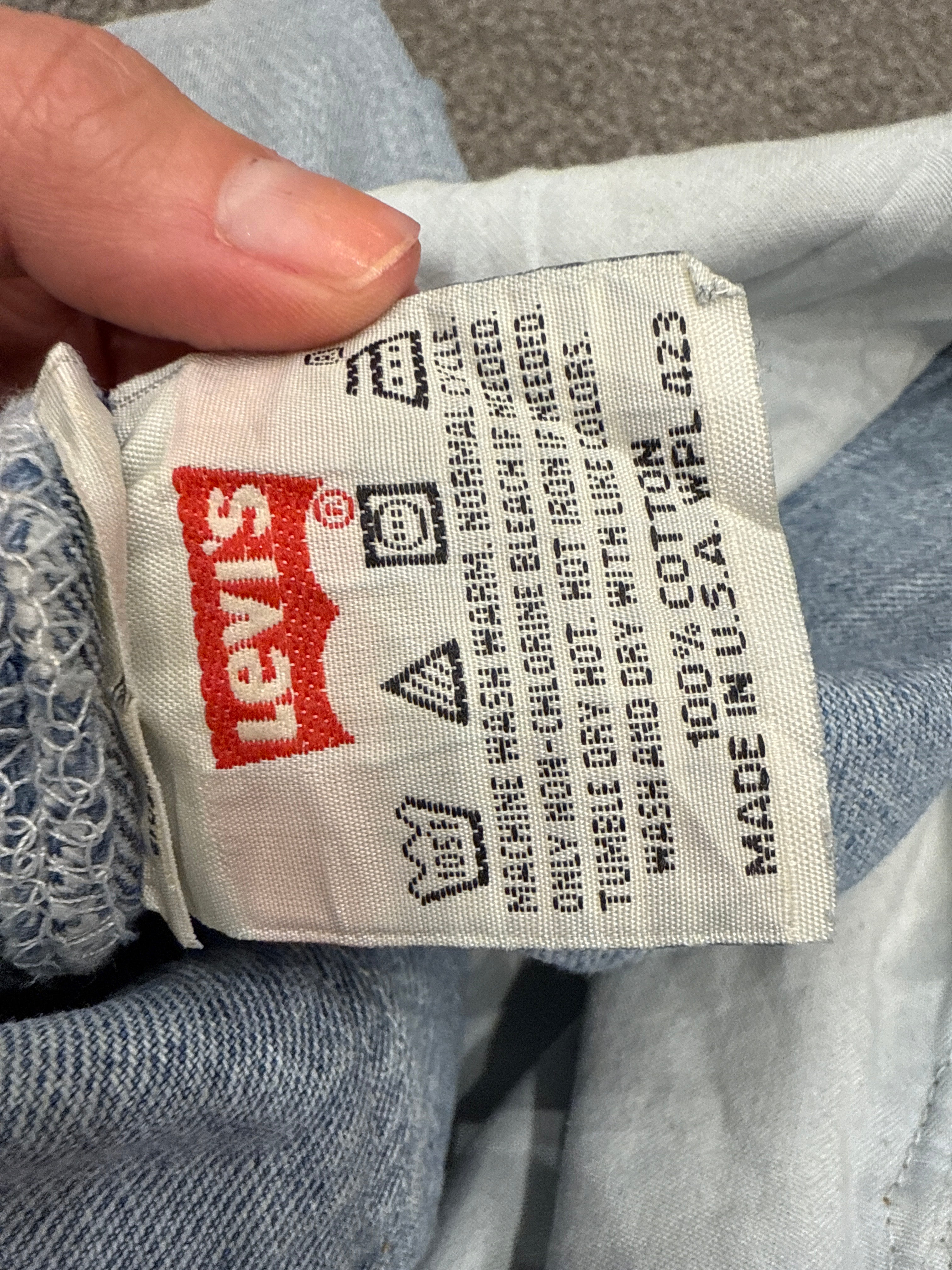 Vintage Levi's 501 XX, USA Made Denim Jeans -  W38 L34