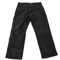 Carhartt Relaxed Fit Carpenter Trousers – Faded Black – Size 38x30 (W38 L30)