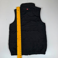 Ecko Unltd Puffer Gilet Black Quilted Rhino Logo Sleeveless Vest Size S