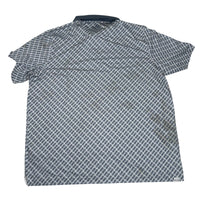 Puma Golf Polo Shirt Pineapple Print Navy Collar Size XXL 3XL