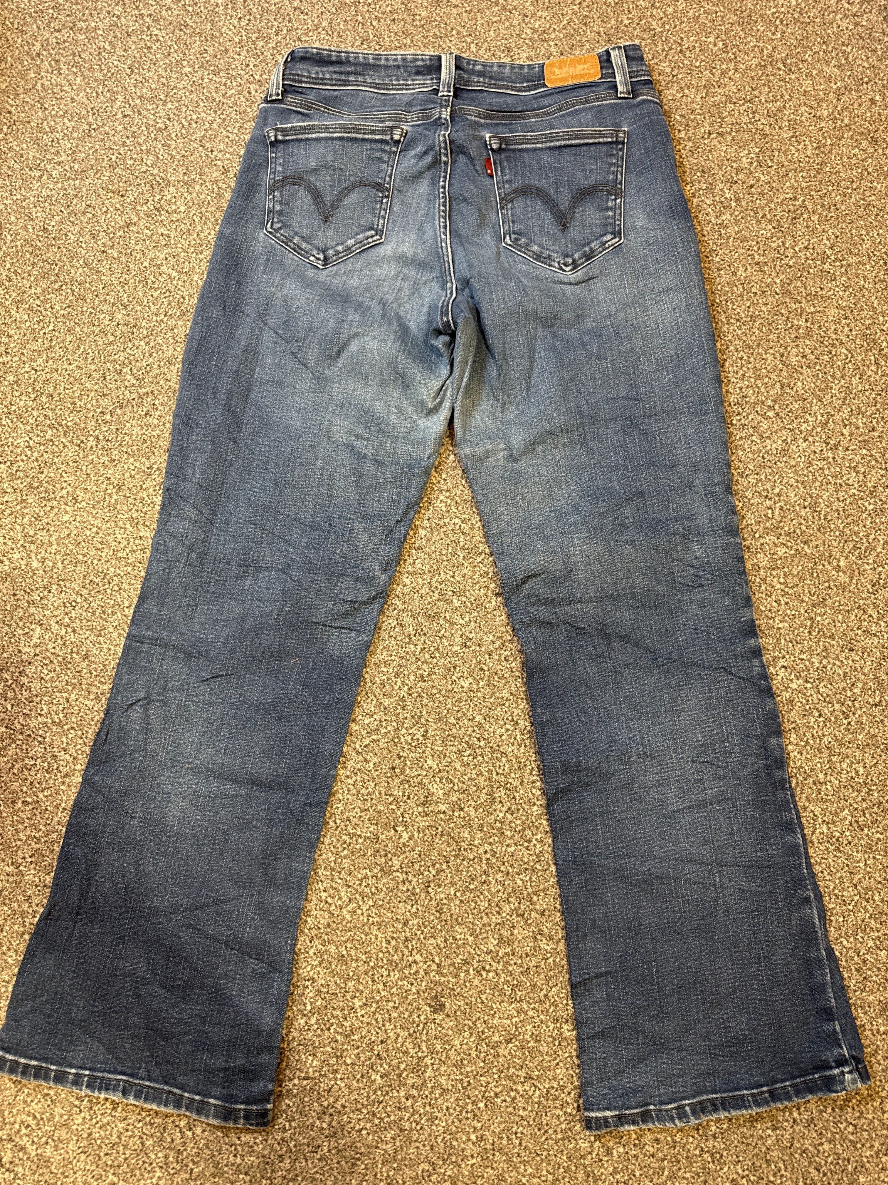 Levi’s Women’s 529 Curvy Bootcut Blue Jeans – P412