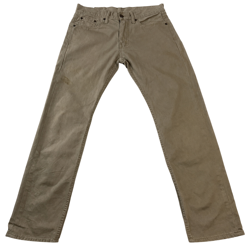 Levi's 505 Beige Straight Leg Jeans W29 L32