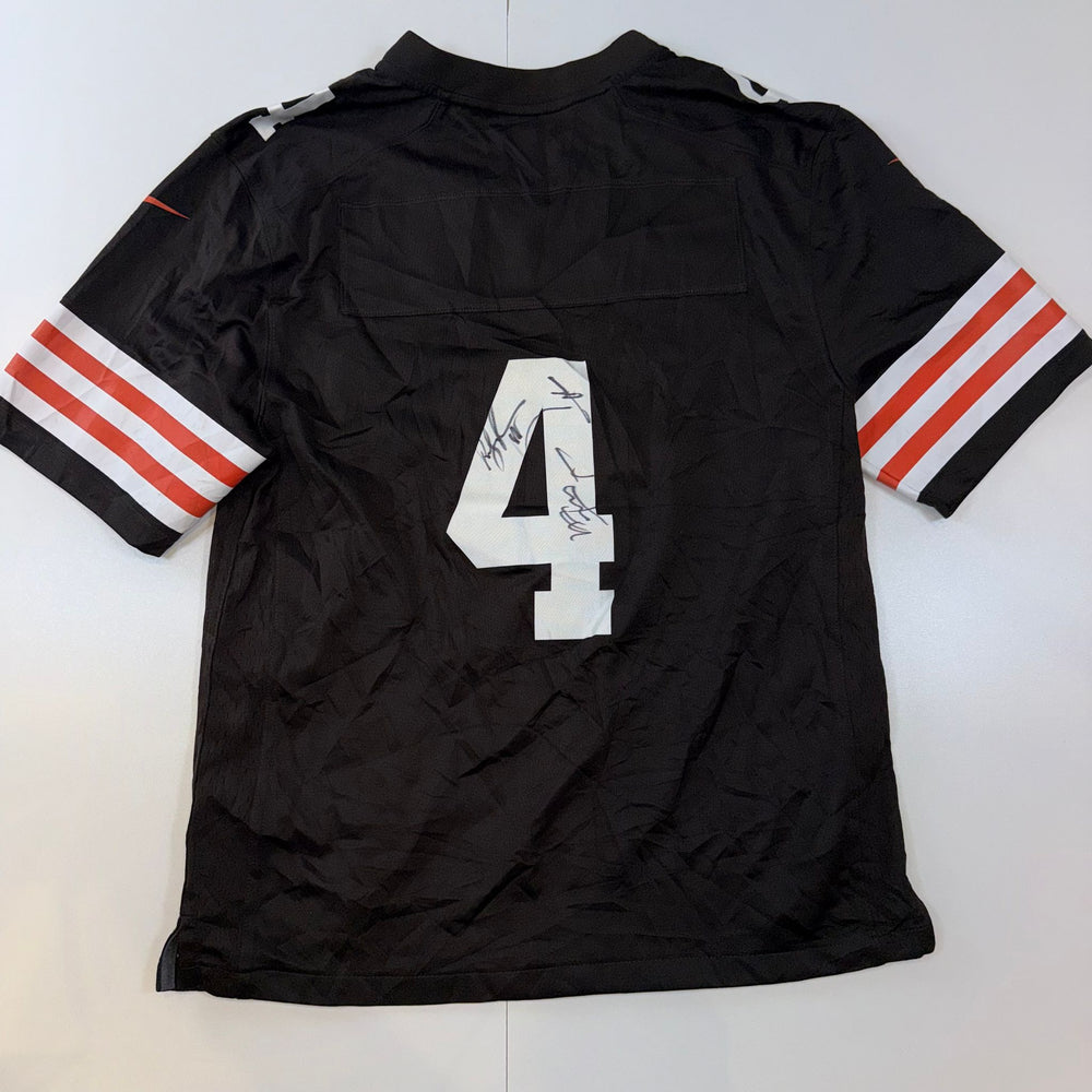 Nike NFL Cleveland Browns #4 Jersey – Autographed – Size Large
