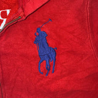 Polo Ralph Lauren Ireland Big Pony Zip Hoodie Red Youth L (14–16) Searchmckl #3