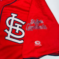 St. Louis Cardinals MLB Baseball Jersey Red Embroidered Size M