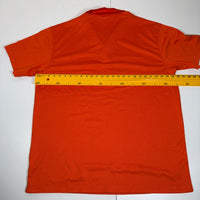 Nike Golf Polo Shirt Mens XXL Orange Dri-Fit Performance Short Sleeve