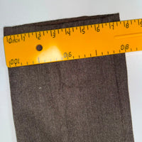 Burberry London Wool Tailored Trousers Charcoal Brown Straight Leg Size W32