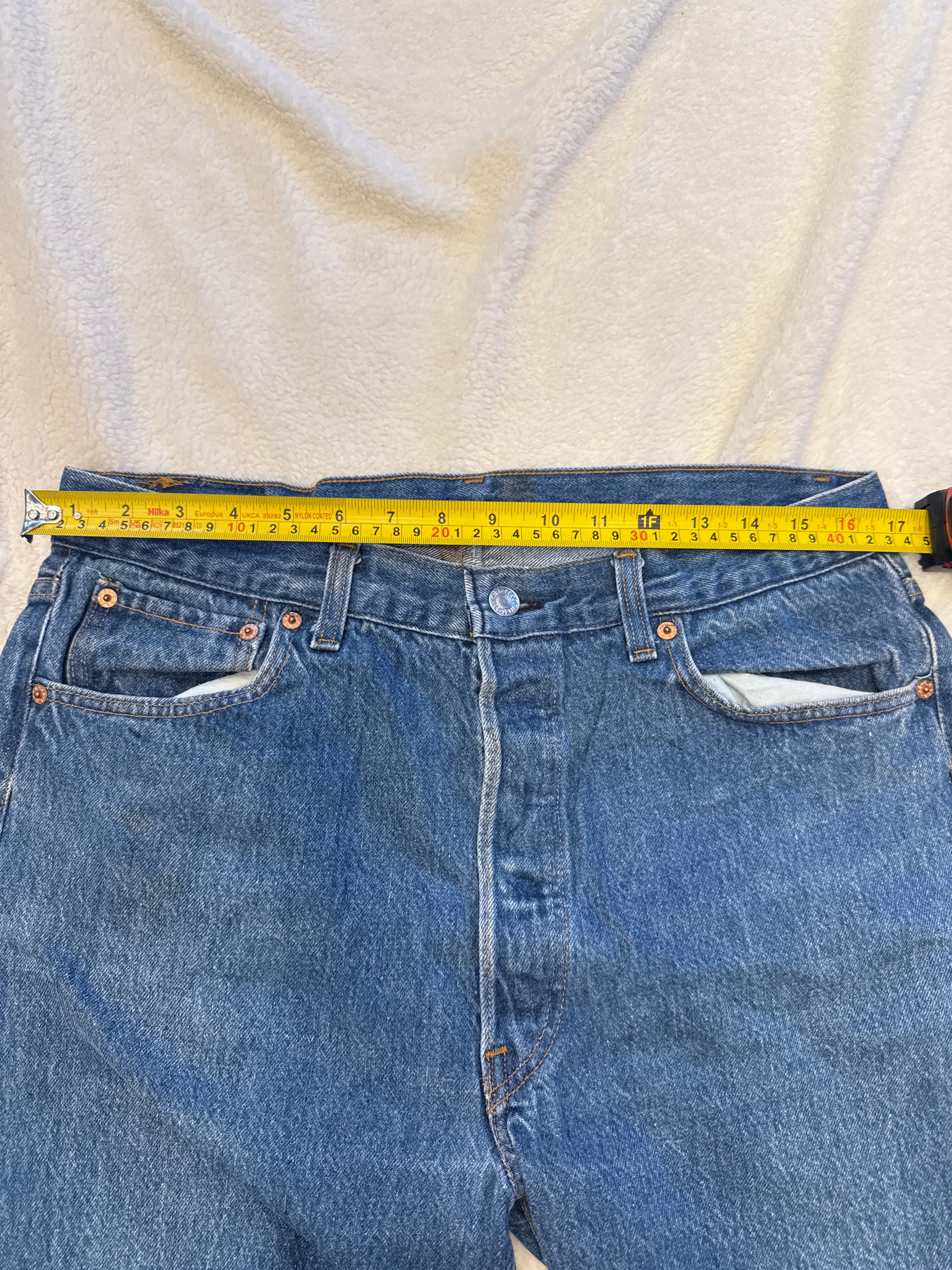 Vintage Levi's 501 XX, USA Made Denim Jeans - Blue - W36 L32